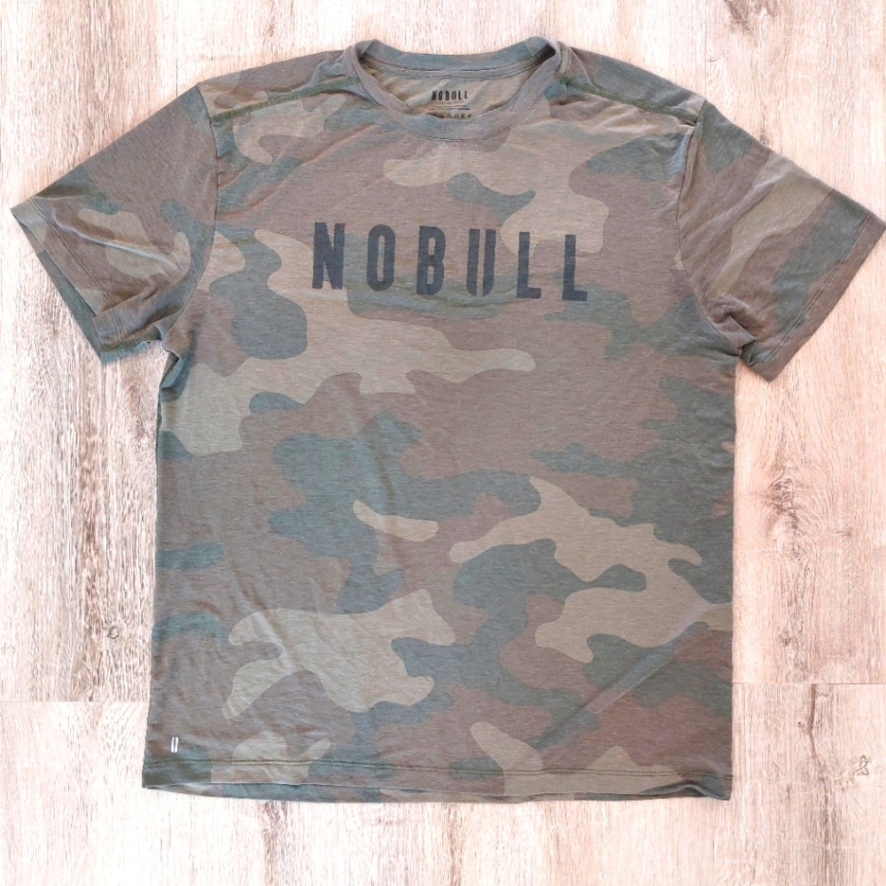 Nobull Green And Brown Camo Size XL Men's T-shirt
